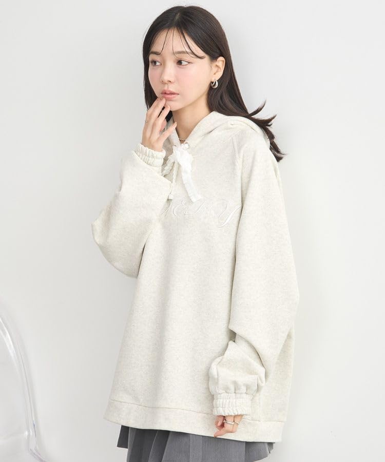 Music Flowery Heather White [Earth & Ecology] Women's Hoodie,