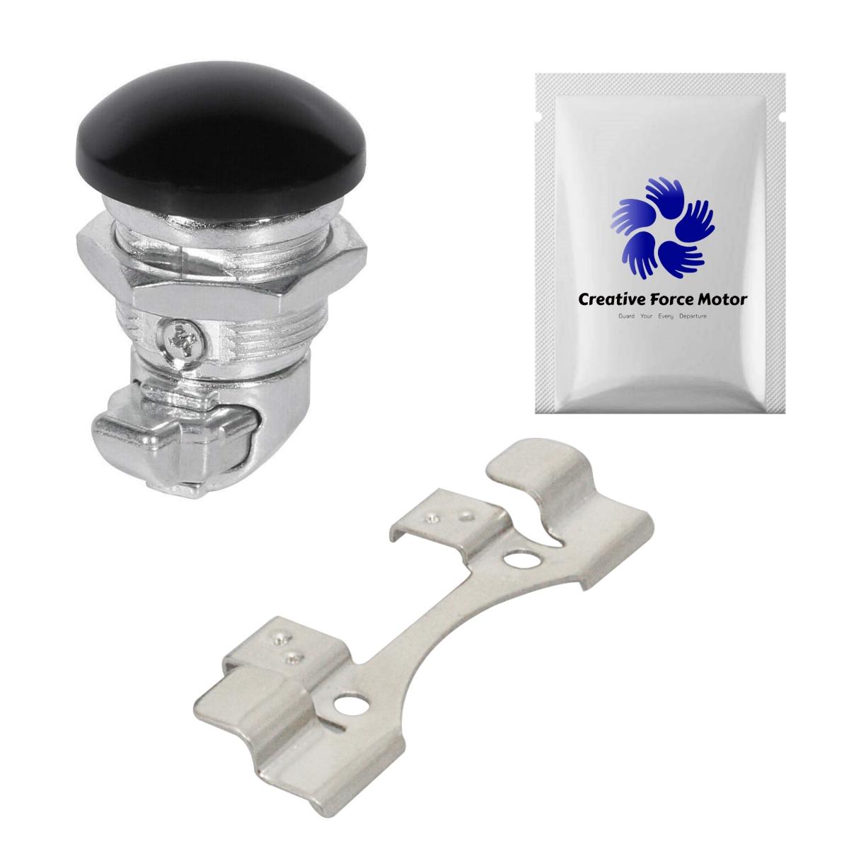 

Push Button Fuel Door Latch Kit Motorcycle Gas Cap Tank Cover For Harley Touring Road Glide Special Street Electra Glide 1992-UP чёрный