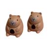 Cute Capibara Squeeze Toys Little Chubby Capybara Slow Rebound Release Squeeze Toy Kapibara Stress-relieving Mini Fidget Toys