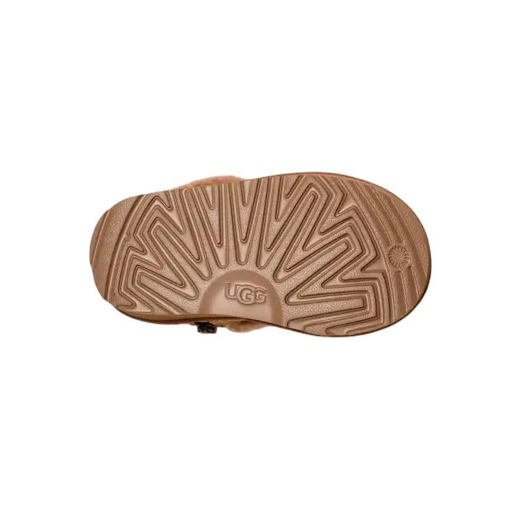 UGG Classic Ultra Mini Comfortable Versatile Shock Absorbing Durable Walking Shoes Baby Shoes Brown 1157730T-CHE