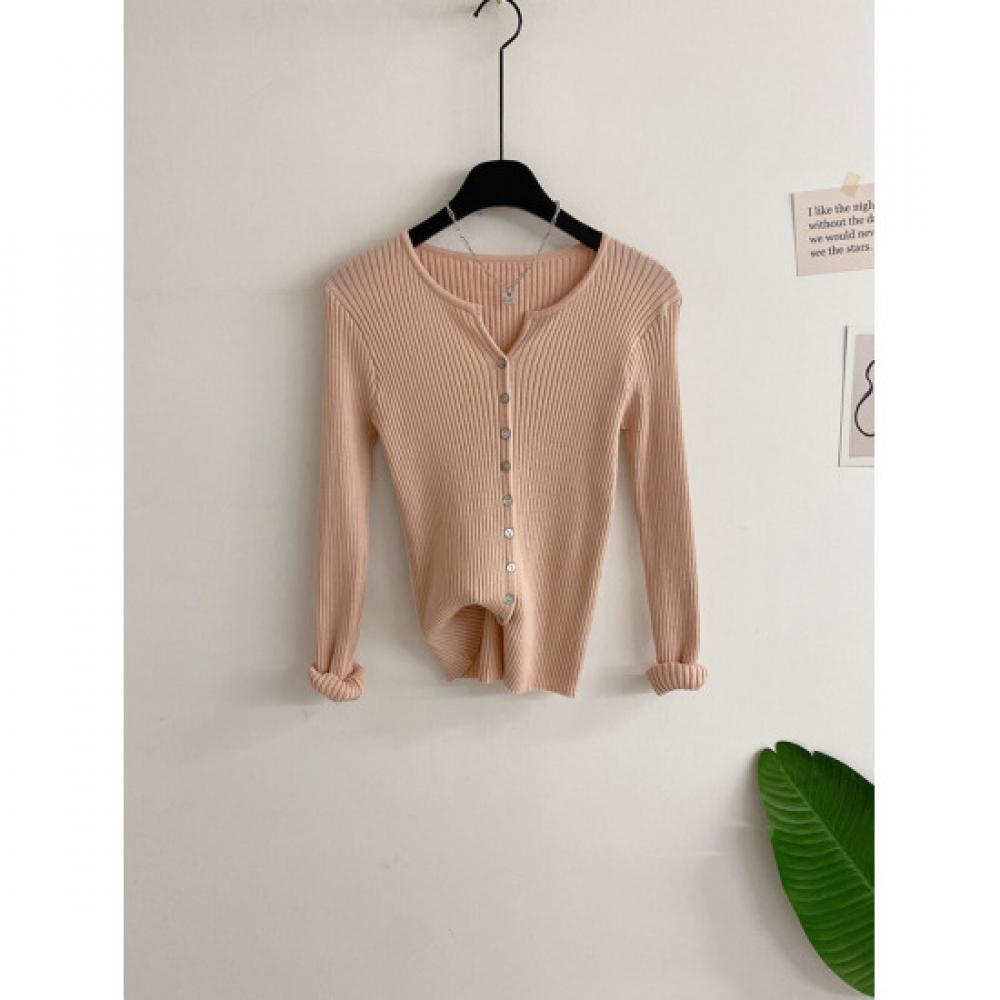 Honey J Women Twillson Ribbed Knit Cardigan 5 Colors