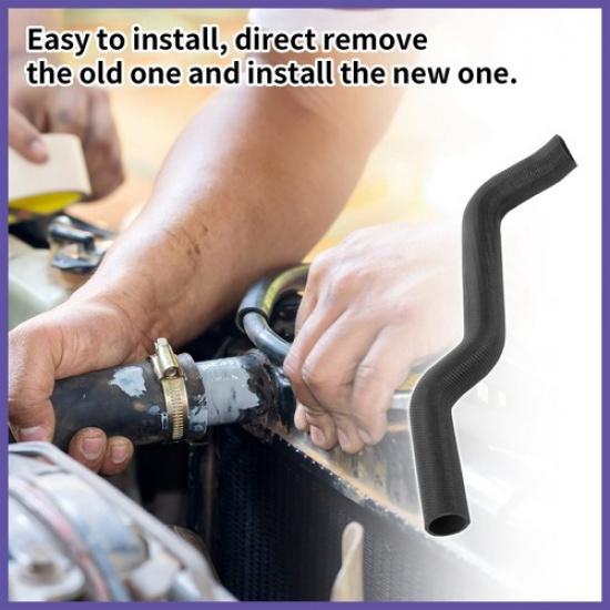 Radiator Hose for Toyota Tacoma 2.7L 2005-2015 1657175233 Rubber Black 1 Pcs