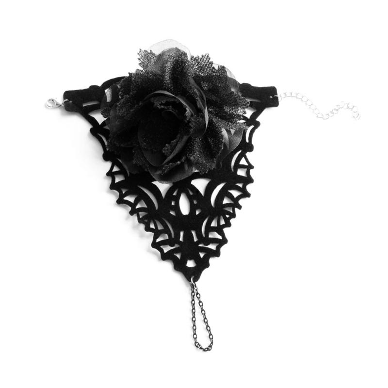 Vampire Wristband Hand Chain Victorian Accessories for Halloween Vampire Cosplay