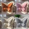 Princess Butterfly Living Room Pillow With Cotton Cover For Home And Car Use