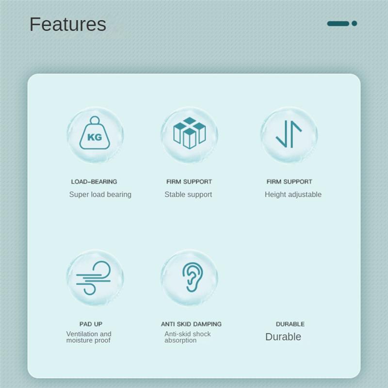 4Pcs Washing Machine Height Increase Pads Anti Pads Silent Skid Raiser Mat Refrigerator Dryer Support Stand 11.5CM