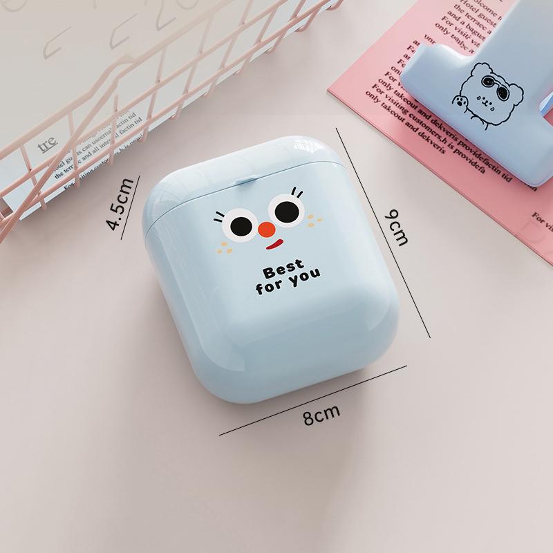 1Pcs Plastic Dopamine Storage Box Cute Small Data Cable Organizer Lightweight Sealed Lipstick Storage Box Students