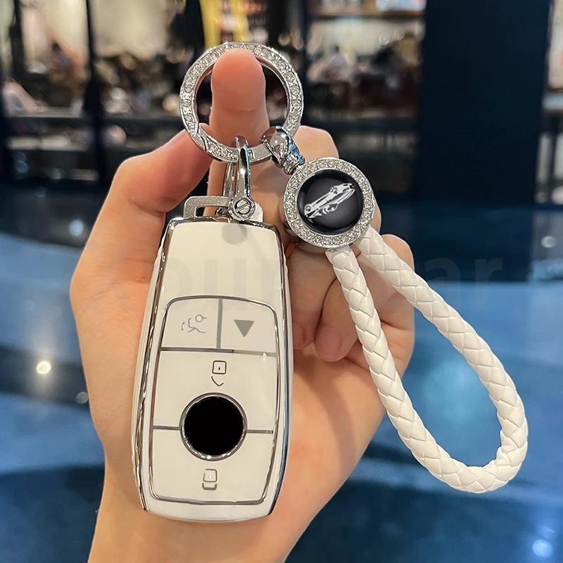 2/3/4 Buttons For Mercedes Benz W177 W205 W213 W222 G63 X167 A C E S G GLS Class Maybach TPU Car Key Cover Case Shell Fob Bag