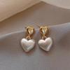 2024 High-End Pearl Stud Earrings: French Light Luxury Style for Women