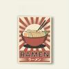 Blechschild Wandkunst Ramen Poster Metall Deko Retro Küche