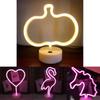 Colorful Led Neon Shaped Night Light For Home Decor Featuring Cute Unicorn Design