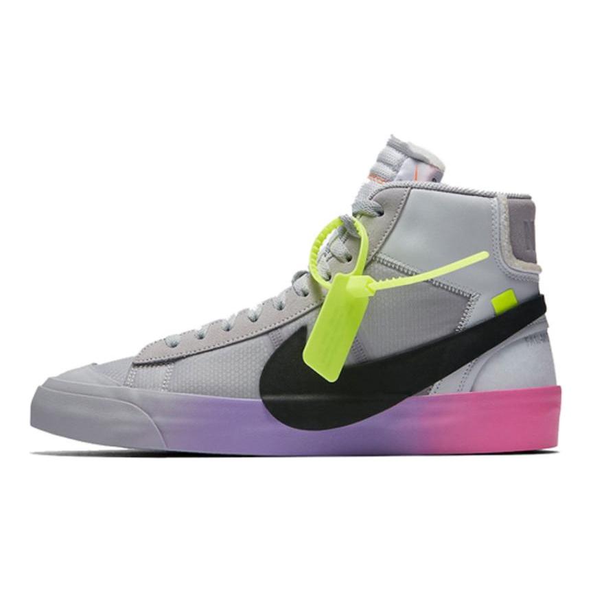 Nike Blazer Mid Off White Wolf Grey Serena Queen Sneakers Skateboard Shoes AA3832-002