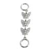 Catena Estensore con Chiusura a Moschettone in Lega Regolabile a Forma di Farfalla per Collana Braccialetto Personalizzabile Lunghezza Accessorio Gioiello