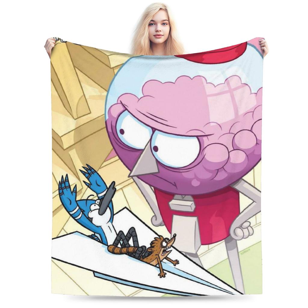 Bequeme Reguläre Zeigt Cartoon Anime Decke Stuff Sofa Dekorativ Decke Überwurf Super Warm Fleece für Auto