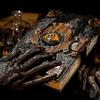 Gruseliges Teufelsauge Halloween-Dekoration Horrorbuch Fluch Gotisches Wohnaccessoire Spukige Party-Requisite Bastelzubehör Sammlung