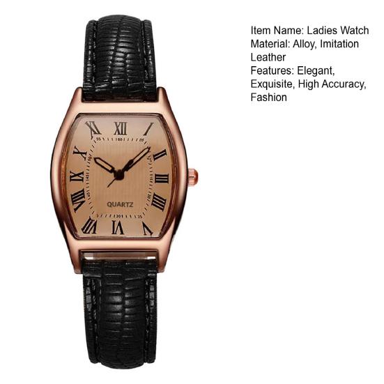 Relógios de Pulso de Quartzo da Moda para Mulheres Vintage Pulseira Ajustável Elegante Números Arábicos Relógio de Pulso de Vestir Presentes para Mãe Esposa Aniversário