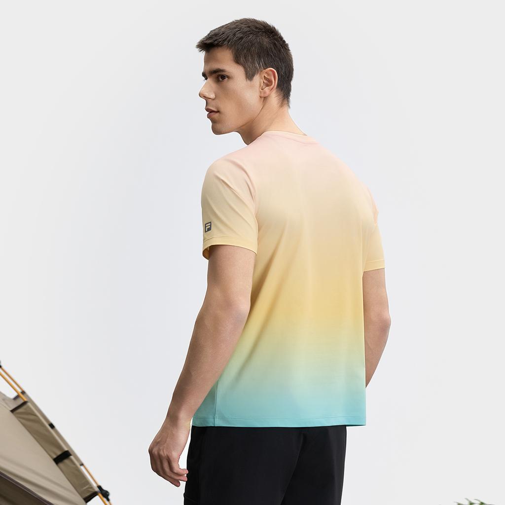 New FILA T Shirt Men's All Over Print A11M527117F-ZA