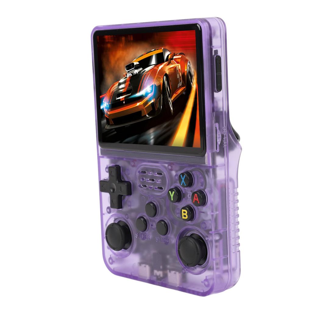 R36S Handheld Game Console 3.5 Inch IPS Screen Support More Than 20000 Games Portable Game Player for Linux Transparent