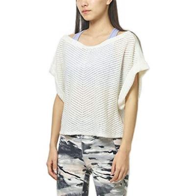 Short Sleeve BALANCE Off Shoulder Sweater Sea Salt Japan M To Japanese Size T-Shirt Women's (equivalent M)