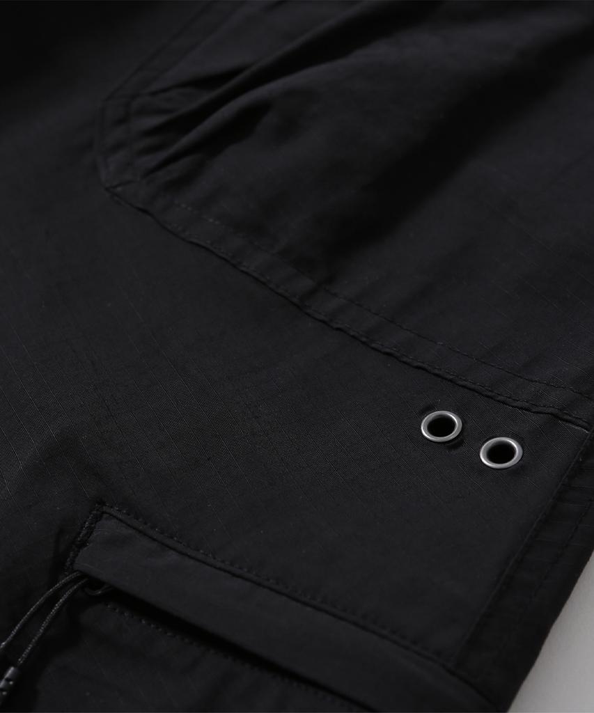 Haebeuopeudyuti Ripstop Hiker Fatigue Skirt (Black)