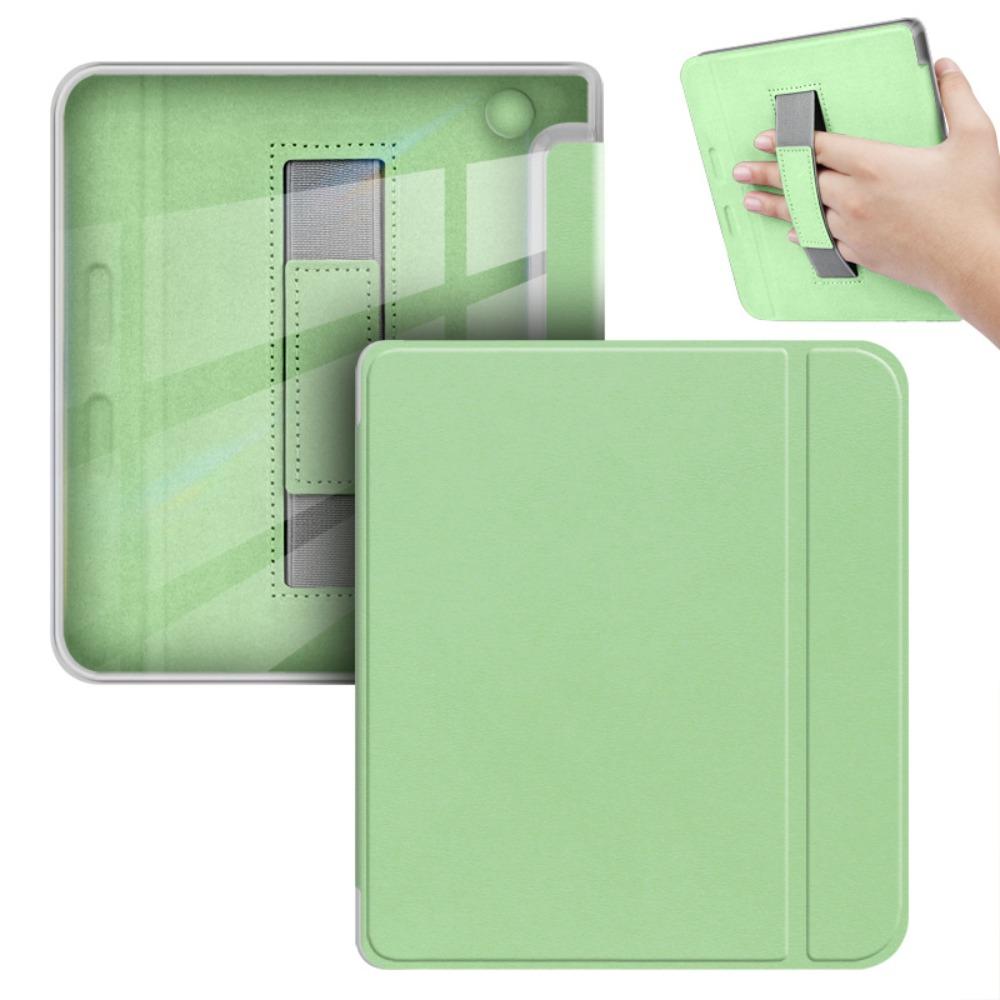 7 inch e-Reader Case Auto Wake/Sleep with Hand Strap Smart Cover Wear Resistant Acrylic Protective Shell for KOBO Libra Color/2