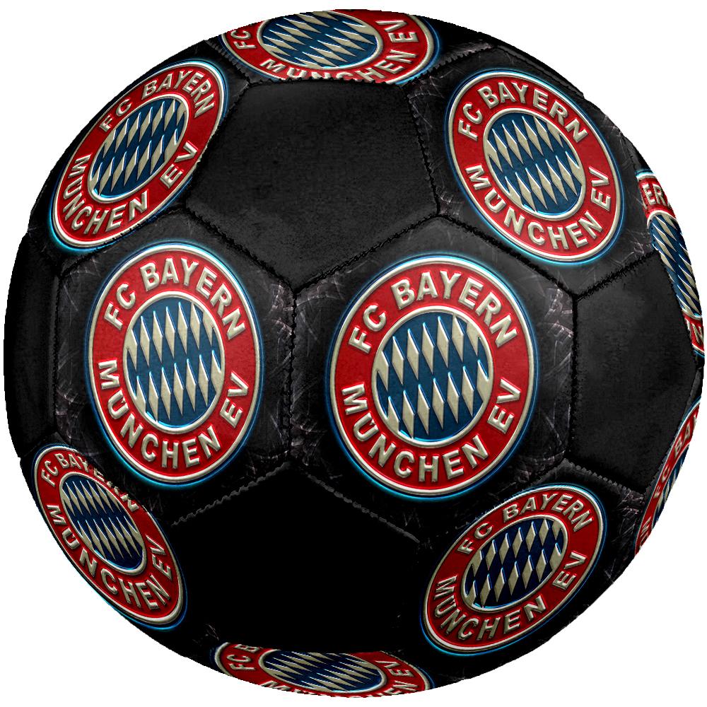 FC Bayern Munich Soccer Ball, Colorful, Suitable for All Ages, Machine-stitched, PVC Material, Competition Grade, Durable and High Bounce