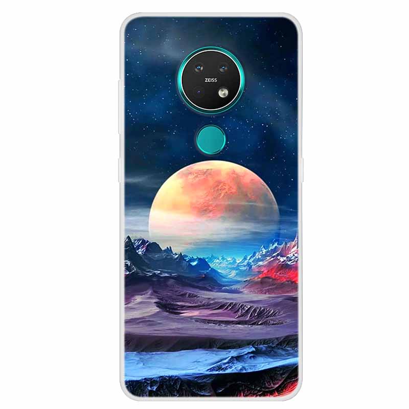 Per Custodia Nokia 7.2 Nokia 6.2 Lusso Silicone TPU Morbida Cover Posteriore Custodia Telefono Per Nokia 7.2 Funda TA-1193 TA-1178 Cartone Animato Coque