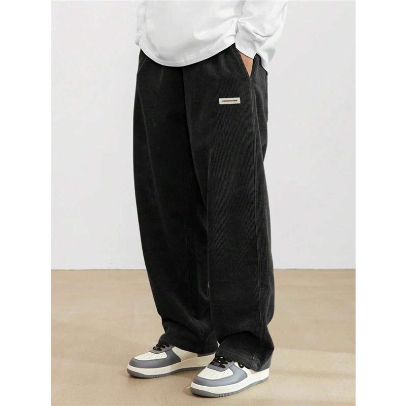 Joggebukser for menn Løse lange bukser Joggerbukser Uformell Sport Fitness Solide joggebukser Joggebukser for menn