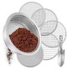 Professional Compost Sieve Set Rust Proof Stainless Steel Texture Garden Sieve Suitable for Gardeners and Farmers
