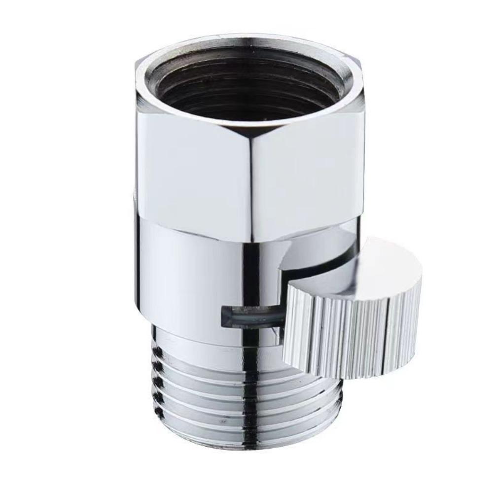 Shower Flow Control Angle Valve,Brass Handheld Direct Valve Valve, Water Volume Adjust Device,Water Pressure Regulator