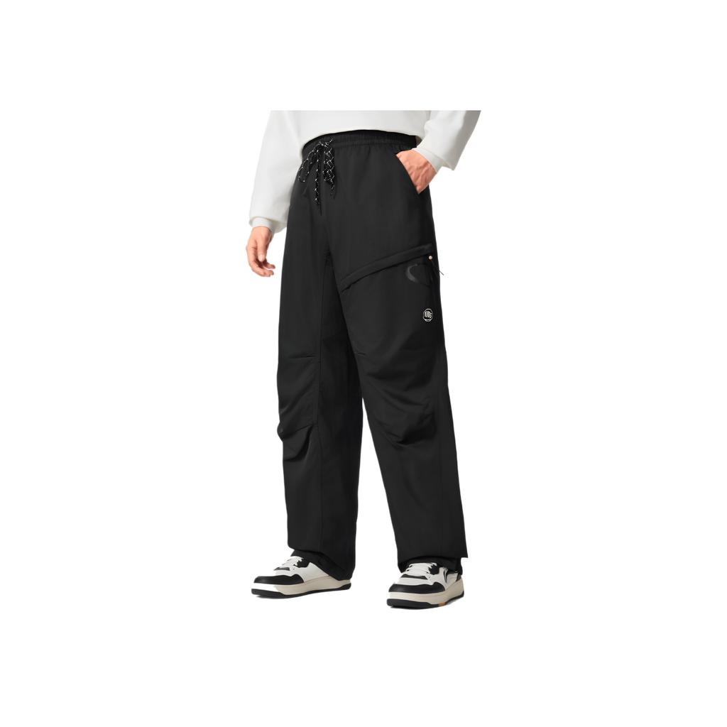 Li Ning Bad Five Comfortable Simple Versatile Mid Waist Straight Leg Casual Pants Men Bottoms AYKV187-4