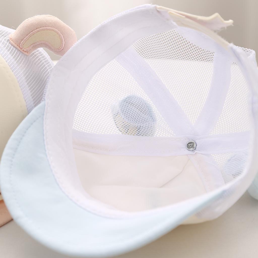 Summer Baby Breathable Mesh Baseball Cap Thin Sun Protection Visor Hat For Newborn Infant Boys And Girls