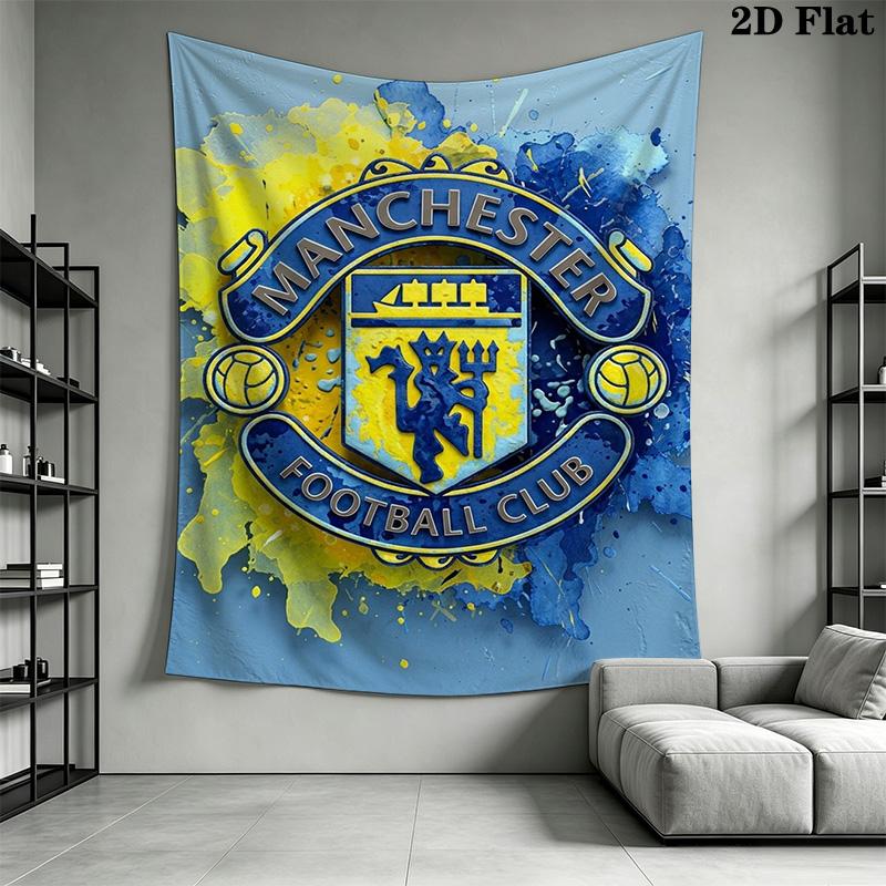 Manchester Football Club Crest Bedding 1 Duvet Cover 2 Pillowcase Without Core Christmas Birthday Gift Duvet Cover And Pillowcase Bedding Set
