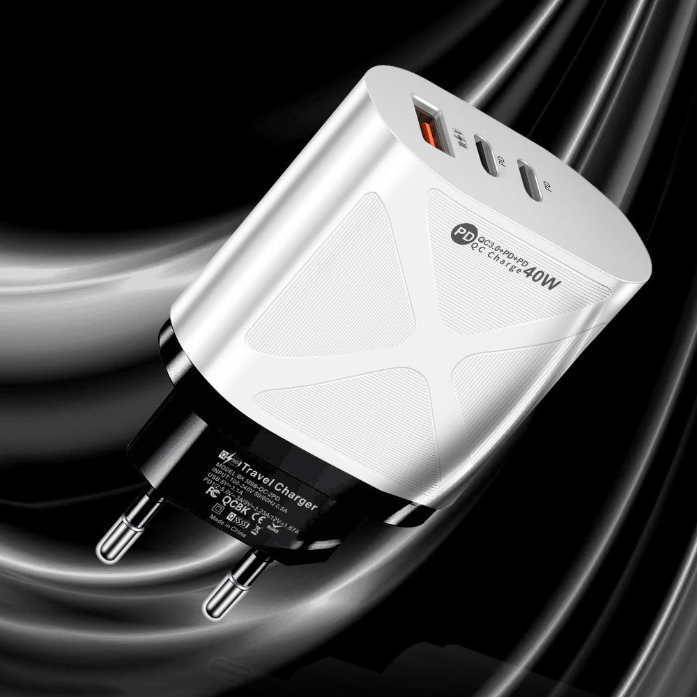 Universal Charger: 1U+2PD, Compatible with Australian, European, American, and British Power Standards