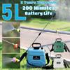 5L Shoulder Pesticide Sprayer Electric Backpack Sprayer USB Rechargeable Garden Water Sprayer Lawn Sprinkler for Glass Cleaning