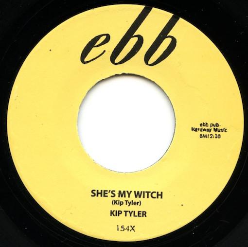 

7inch Record KIP TYLER Shes My Witch 154 EBB 2012 UK Rock Used