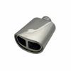 Stainless Steel Exhaust Tip Noise Reduction Stainless Steel Acoustic Damper Tip Universal Tailpipe Cover