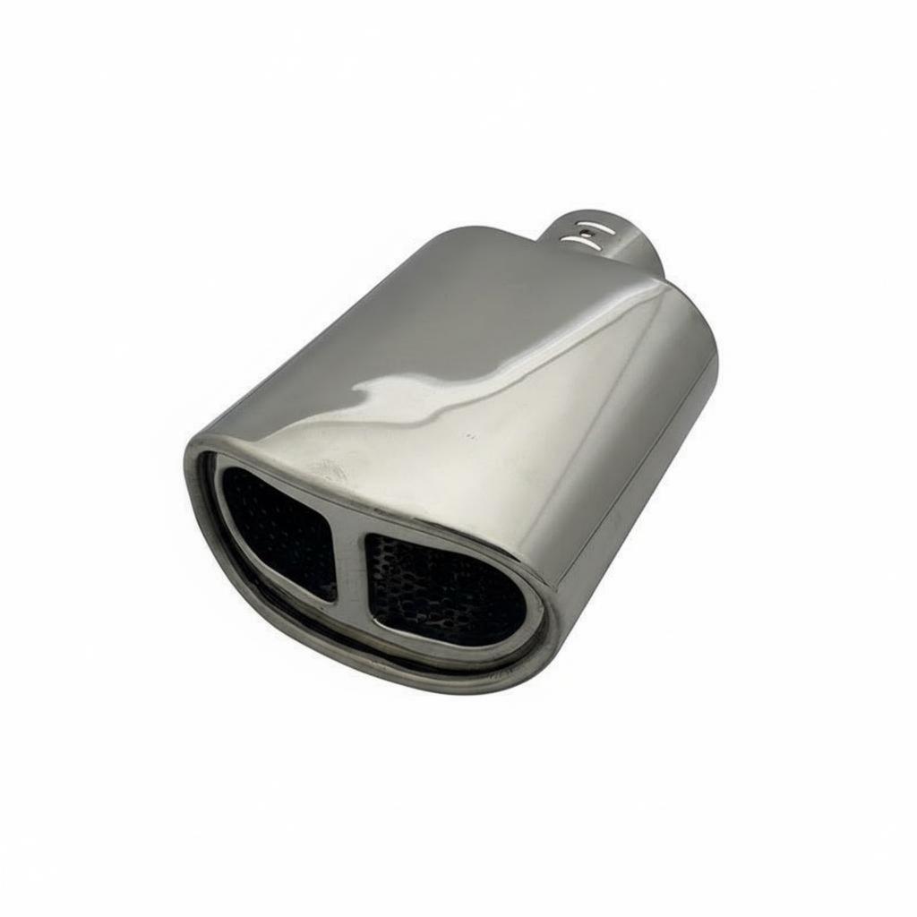 Stainless Steel Exhaust Tip Noise Reduction Stainless Steel Acoustic Damper Tip Universal Tailpipe Cover