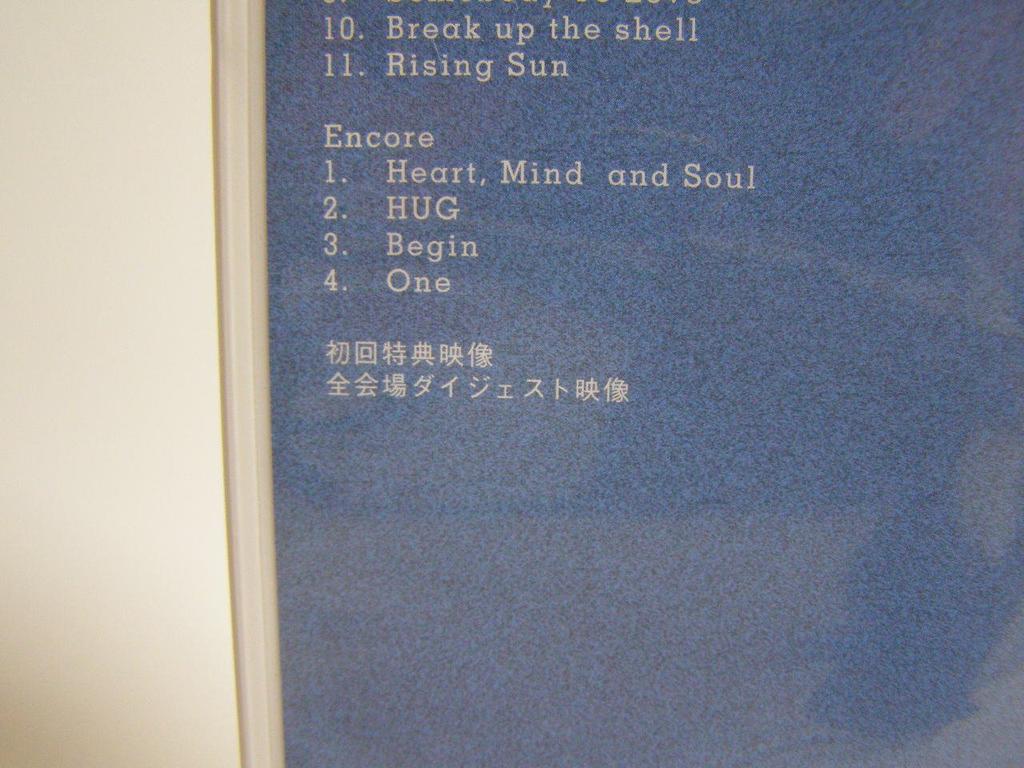 1. LIVE TOUR 2006 Mind and ~Heart, Soul~ [DVD]