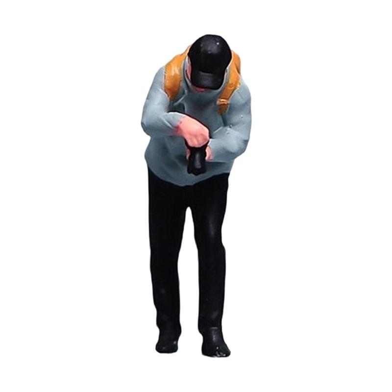 1/64 Scale Miniature Scene Model Handcrafted Exquisites Resins People Scene Figure For Home Decoration And Display