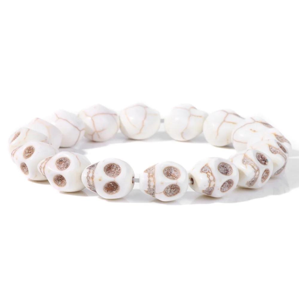 

Гарячий Розпродаж Браслет з Намистин Морські Черепахи Бірюзовий Череп Еластичний Браслет Стретч Жіночий Чоловічий Дружба Літо Пляжна Ювелірна Прикраса Подарунки