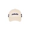 OLOLO Deux Stripe Cap Ivory