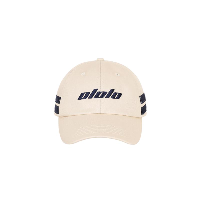 OLOLO Deux Stripe Cap Ivory