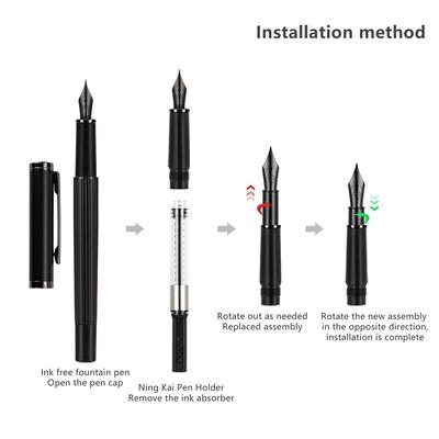 1 Unidad Plumines Jinhao #5 Reemplazados Metal EF/F/M Para 82 88 95 100 Mini Pluma Material Escolar Oficina Regalo Graduación