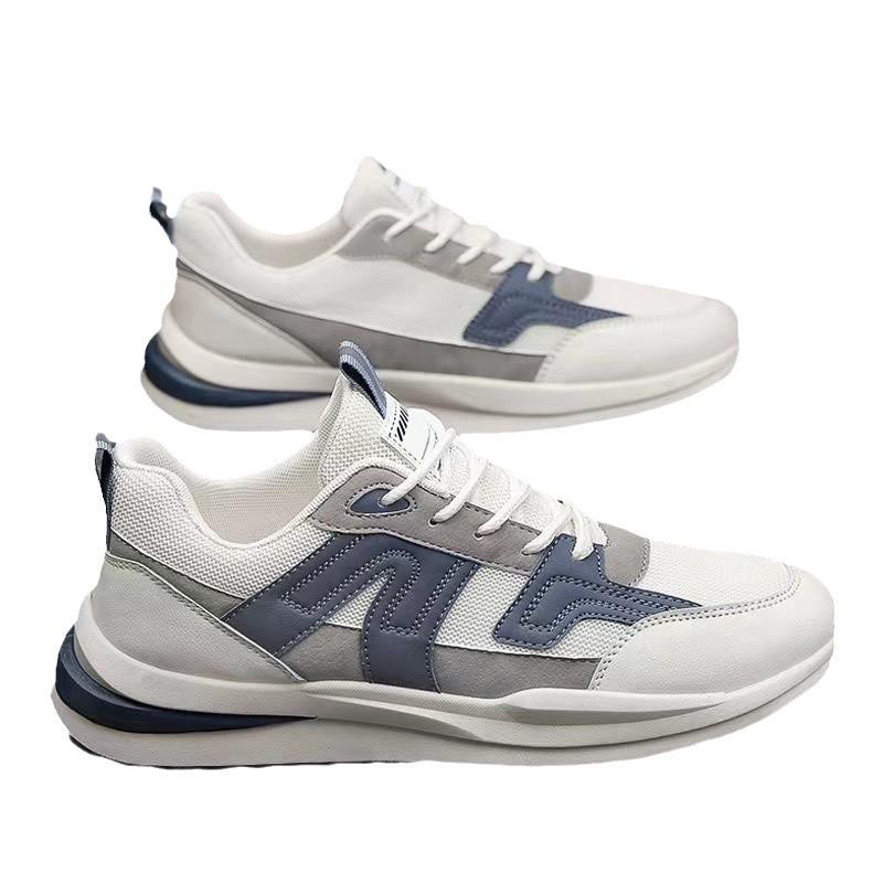 Men's Spring and Autumn Sneakers Men's Breathable Light Running Shoes Fashionable Sports Casual Shoes Student Shoes Four Seasons Shoes