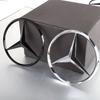 New C200 E200 For Mercedes Benz 1PCS 70mm Car Engine Badge Hood Stickers 3D Metal Emblem Decoration Decal for Mercedes Benz AMG