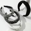 1/4pcs Chic Leopard Print Headband with Center Knot Solid Twill Cloth Women's Fashion Hair Accessory Girls Stylish Hairband