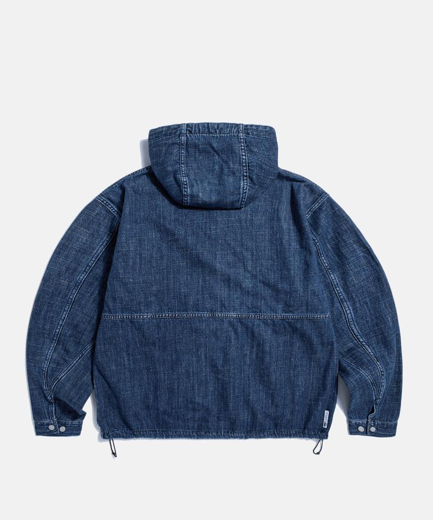 Espionage Kaihara Denim Ray Parka Mid Indigo