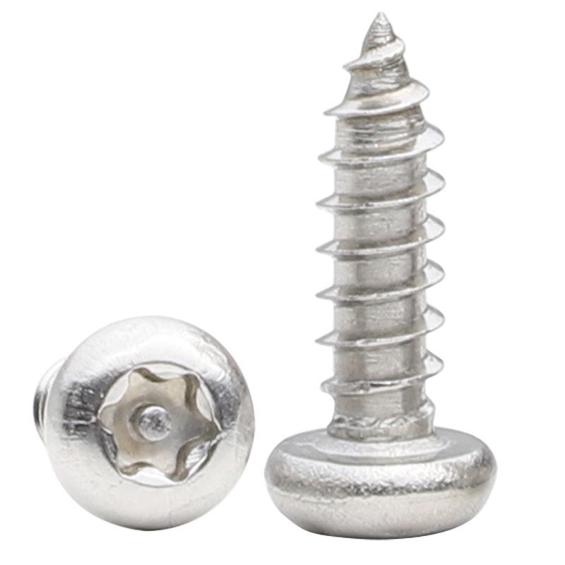 201 Stainless Steel Anti-Theft Plum Blossom Pan Head Screws M2/M3/M4/M5