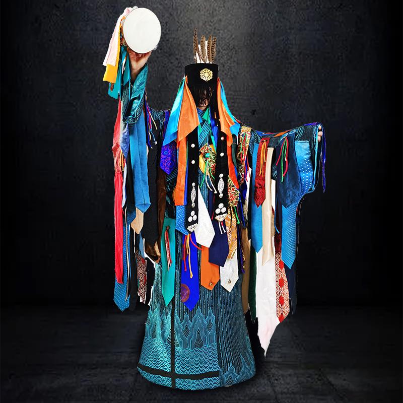 Mongolian Grassland Festival Traditional Costume Dance Robe
