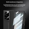 GKK For Samsung Galaxy Z Fold6 5G Case Hard PC+PU Ultra Slim Phone Cover with Screen Film
